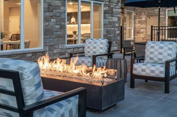 Outdoor fireplace